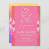 Ganesh Chaturthi Puja Kaart (Voorkant / Achterkant)