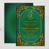 Ganesh Chaturthi Puja Kaart (Voorkant / Achterkant)