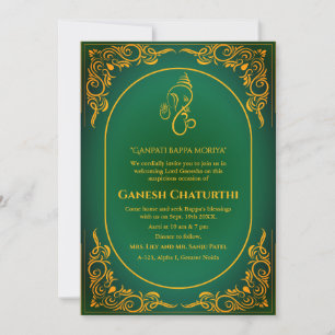 Ganesh Chaturthi Puja Kaart