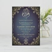 Ganesh Chaturthi Puja Kaart (Staand voorkant)