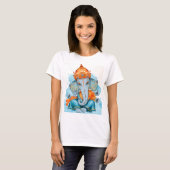 Ganesh Chaturthi T-shirt (Voorkant volledig)