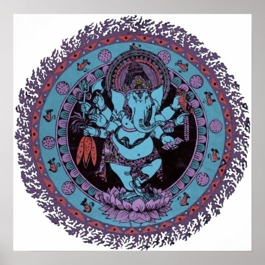 Ganesh Dancer Poster (Voorkant)