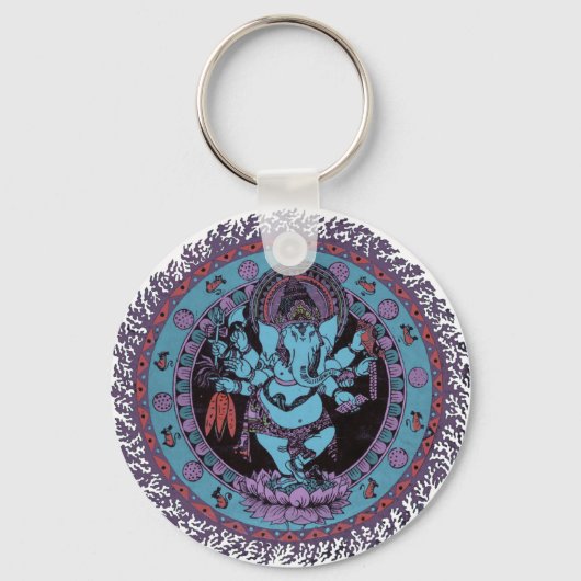 Ganesh Dancer Sleutelhanger (Voorkant)