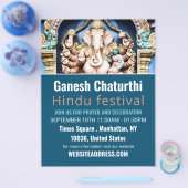Ganesh de Hindoe God, Hindoe-evenementreclame Flyer (Enkel)