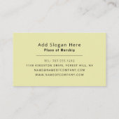 Ganesh de hindoe God, hindoeïsme, Religie Visitekaartje (Achterkant)