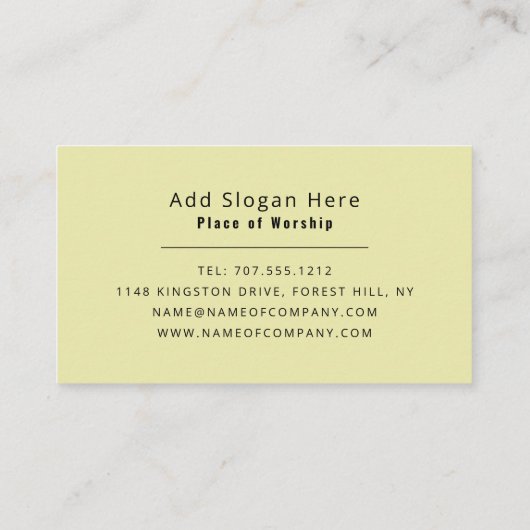 Ganesh de hindoe God, hindoeïsme, Religie Visitekaartje (Achterkant)