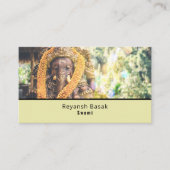 Ganesh de hindoe God, hindoeïsme, Religie Visitekaartje (Voorkant)