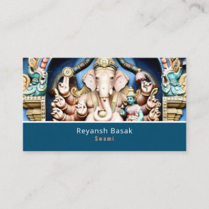 Ganesh de hindoe God, hindoeïsme, Religie Visitekaartje