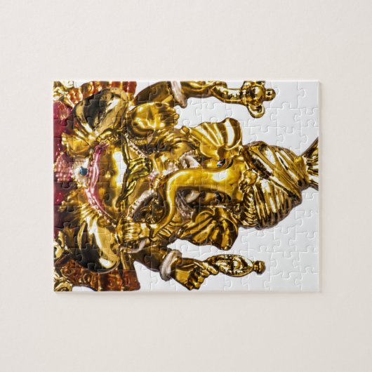 Ganesh " De Indiase God " Legpuzzel (Horizontaal)