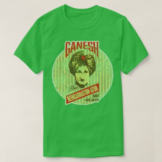 GANESH de REÏNCARNATIONATOR Prediker T-shirt (Design voorkant)