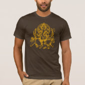 Ganesh detail oranje t-shirt (Voorkant)