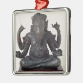 Ganesh, eind 12e vroege 13e eeuw, Angkor Metalen Ornament (Links)