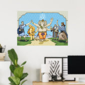 GANESH EN VRIENDEN POSTER (Thuiskantoor)