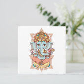 Ganesh Feestdagenkaart (Staand voorkant)