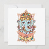 Ganesh Feestdagenkaart (Voorkant)
