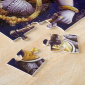 Ganesh Ganesha Hindu India Asian Elephant Deite Legpuzzel (Zijkant)