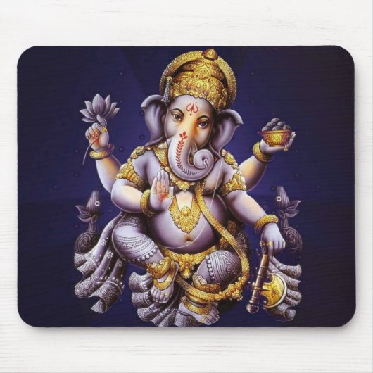 Ganesh Ganesha Hindu India Asian Elephant Deite Muismat (Voorkant)