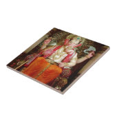 Ganesh Ganesha Hindu India Asian Elephant Deite Tegeltje (Zijkant)