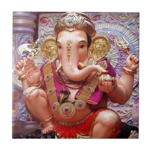 Ganesh Ganesha Hindu India Asian Elephant Deite Tegeltje