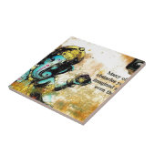 Ganesh Ganesha Hindu India Asian Elephant Deite Tegeltje (Zijkant)