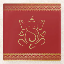 Ganesh Glazen Onderzetter