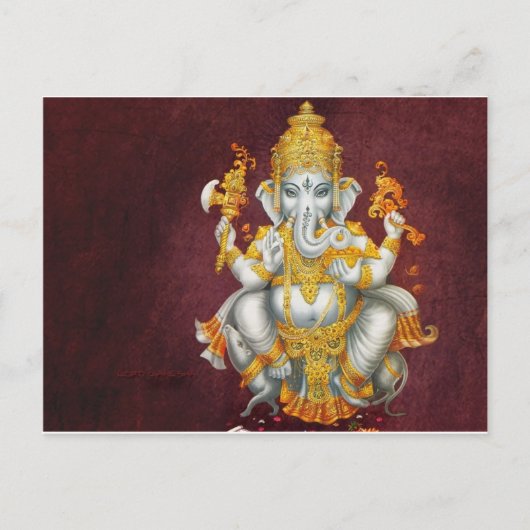 GANESH GLORY BRIEFKAART (Voorkant)