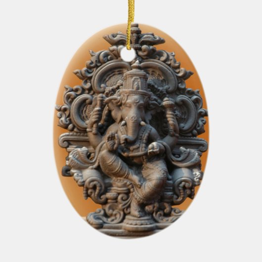 GANESH GLORY KERAMISCH ORNAMENT (Voorkant)