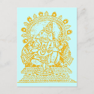 Ganesh: God van Succes Briefkaart