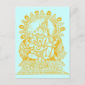 Ganesh: God van Succes Briefkaart (Voorkant)