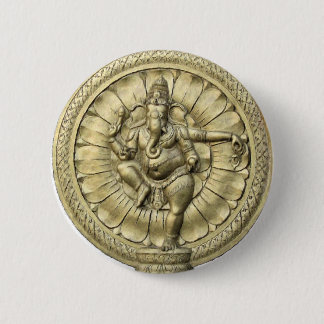 Ganesh (Golden) Ronde Button 5,7 Cm