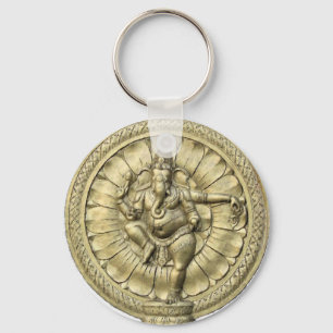 Ganesh (Golden) Sleutelhanger
