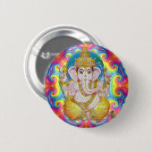 Ganesh - GoodLuck Button (Voorkant /achterkant)