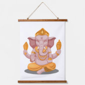 Ganesh Hangend Wandkleed (Voorkant)