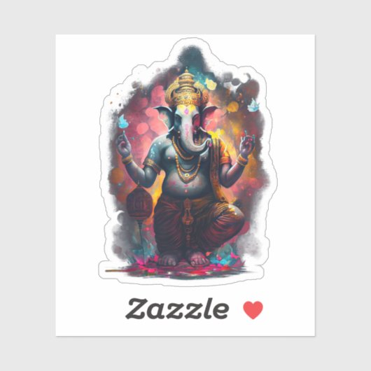 Ganesh Hindoe Sticker (Vel)
