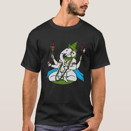 Ganesh Hindu Deity Ganesha T-shirt (Voorkant)