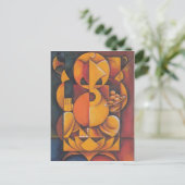 GANESH HINDU GOD ABSTRACT ART BRIEFKAART (Staand voorkant)