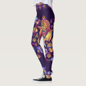 Ganesh Hindu God: Feestelijk Naadloos Leggings (Links)