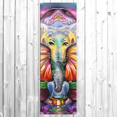Ganesh Hindu India Elephant Bright Psychedelic Yogamat