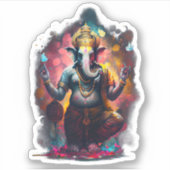 Ganesh Hindu Sticker (Voorkant)