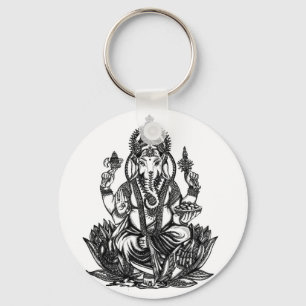 Ganesh Illustration Sleutelhanger