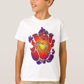 Ganesh in kleuren t-shirt (Voorkant)