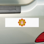 Ganesh in Lotus Bumpersticker (Op auto)