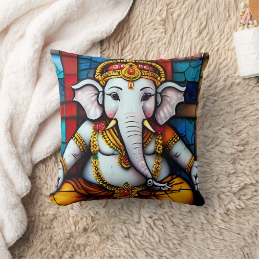 Ganesh Indiase God Godheid Kussen (Deken)