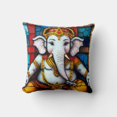 Ganesh Indiase God Godheid Kussen (Voorkant)
