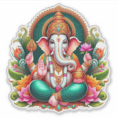 Ganesh Ji Sticker (Voorkant)