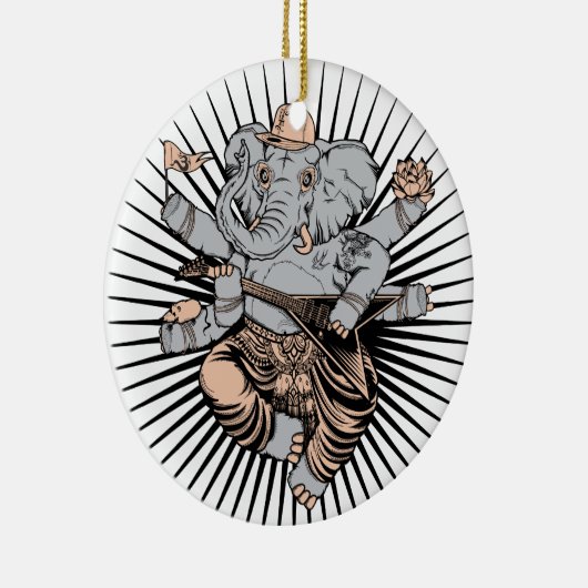 Ganesh Keramisch Ornament (Rechts)