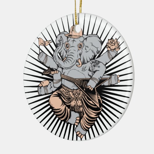 Ganesh Keramisch Ornament (Links)