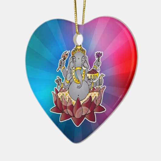 Ganesh Keramisch Ornament (Links)