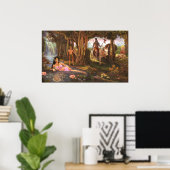 Ganesh Leela - Voordat Ganesh zijn olifantenhoofd  Poster (Thuiskantoor)