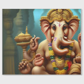 Ganesh neemt een Selfie Cadeaupapier (Vlak)